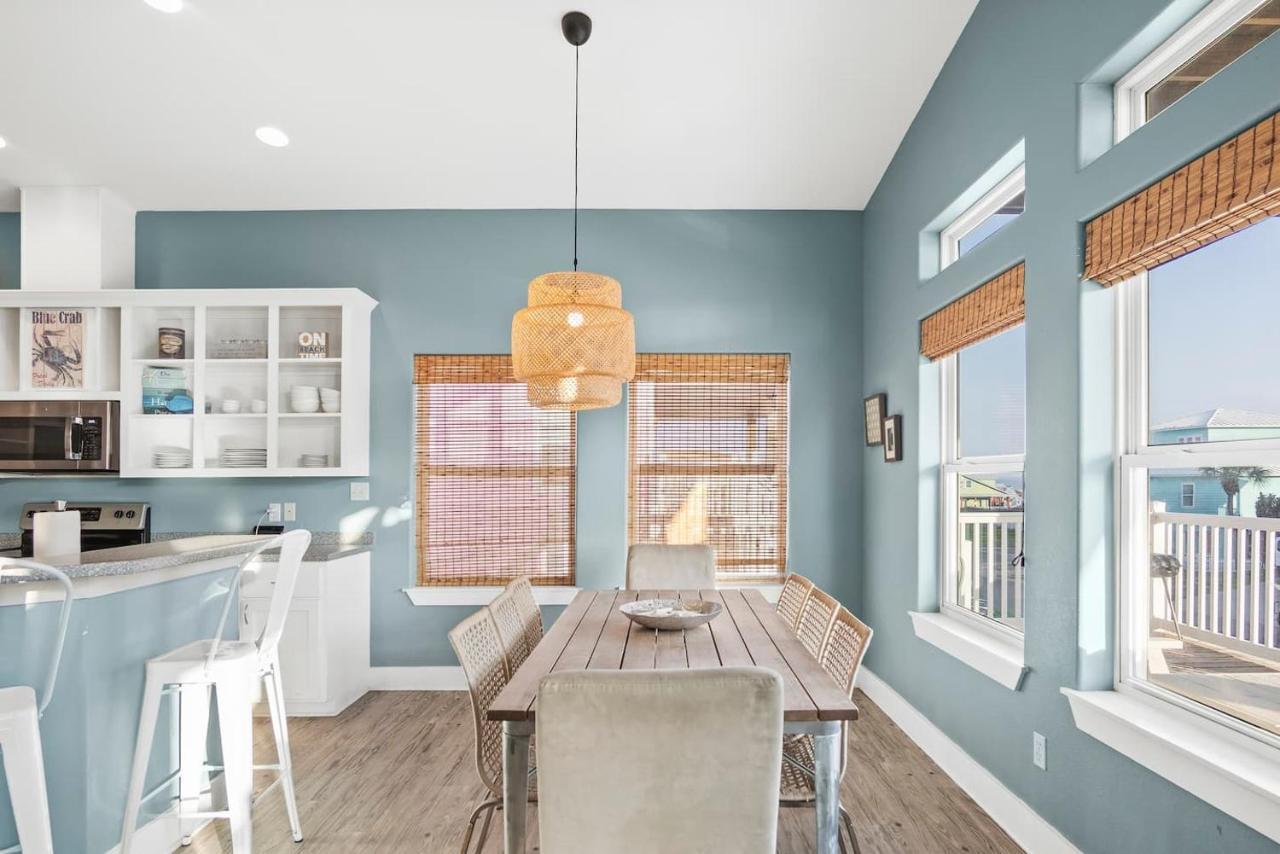 New 5 Bdrm W/Pool, Observation Deck Walk To Beach! Port Aransas Exterior foto